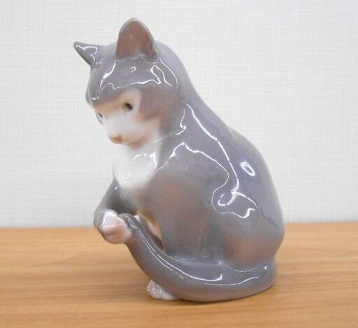 希少 ロイヤルコペンハーゲン ビングオーグレンダール 猫 B&G フィギュリン 置物 ROYAL COPENHAGEN 札幌 西野店