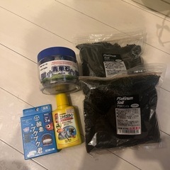 熱帯魚　水草も育つソイル(底石)&レイアウト石