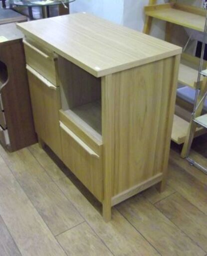美品!!【廃番 unico クラルス キッチンカウンター オープン W820】ウニコ CLARUS kitchen counter o
