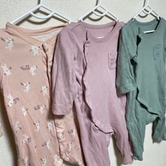 ○受け渡し決定しました○ベビー長袖ロンパース 11点 70サイズの画像