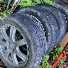 【無料】15インチホール（5H100）と夏タイヤ（215/55R16）