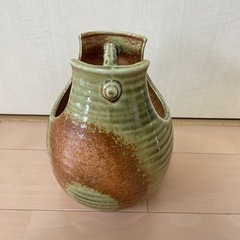 花瓶　民藝陶器　花器　フラワーベースの画像