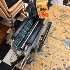 売り切れました！人気！自走式車椅子 ブレーキ付き 折り畳みの画像