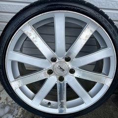 エンケイ 19インチ 4本セット タイヤ付き ホイール