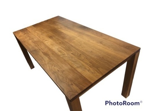 【展示品❗️】LEGNATEC レグナテック リーヴス#02 ダイニングテーブル W150cm ウォールナット 無垢材 モダン 食卓テーブル