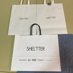 SHEL'TTER バラ売り可能　シェルター　紙袋　ショップ袋　サブバックの画像