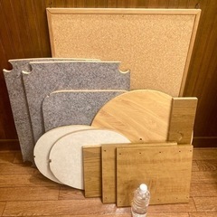 移動棚の棚や端材などサイズ色々一括39枚ゼロ円 の画像
