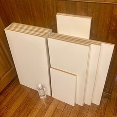 移動棚の棚や端材などサイズ色々一括39枚ゼロ円 の画像