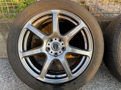 WORK ワークエモーション T7R 18インチ　7.5J インセット+38   PCD114.30      225/50-18 フーガ