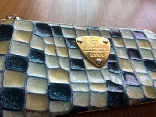 お値引き！ATAO ロングウォレット ブループリズム