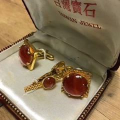 台湾宝石カフス、タイピン