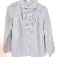 2way ストライプシャツ　Women’s M