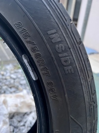 215/50R17 中古タイヤ２本売ります！