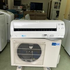 【お取引中】三菱ルームエアコン 単相２００Ｖ 冷房5.6kW 2016年製 MSZ-E5616S-W★0965★