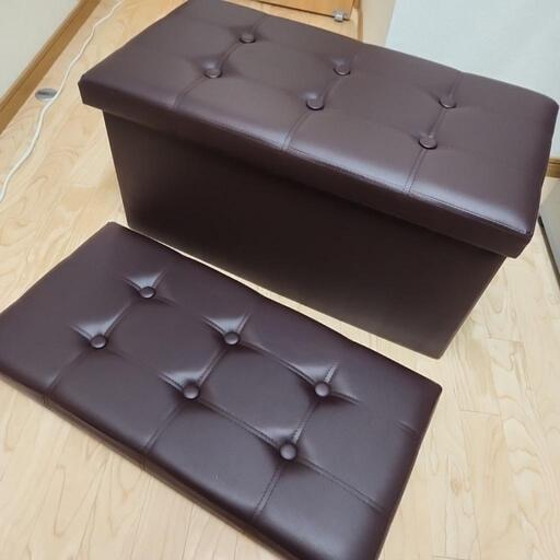 スツール オットマン PU革