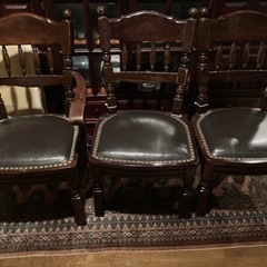 高級椅子　三脚　ジャンク品