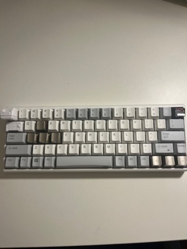 Niz atom66 静電容量無接点方式ワイヤレスキーボード　バックライト付き　カスタム済み