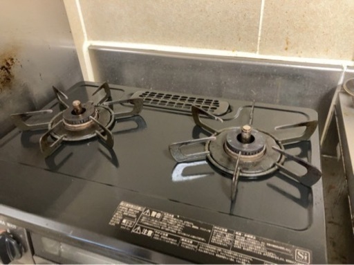ガスコンロ　プロパン　2口コンロ　グリル未使用