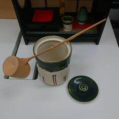 【茶道具】春日茶棚 茶道具一式 10点セット ガラス戸付 新作茶道家具 煎茶道具の画像