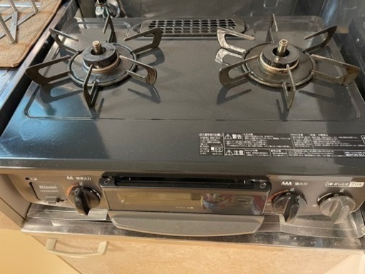 リンナイ都市ガスコンロ(KSR562BKR)