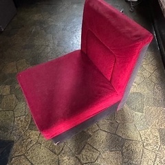 店舗用ソファ　ベロア　昭和レトロの画像