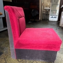 店舗用ソファ　ベロア　昭和レトロの画像