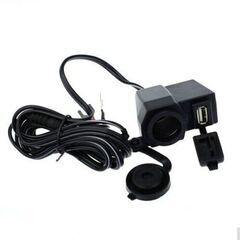 ★防水 電源 ソケット オートバイ シガレット ライター USB 充電器 アウトレット 電話の画像