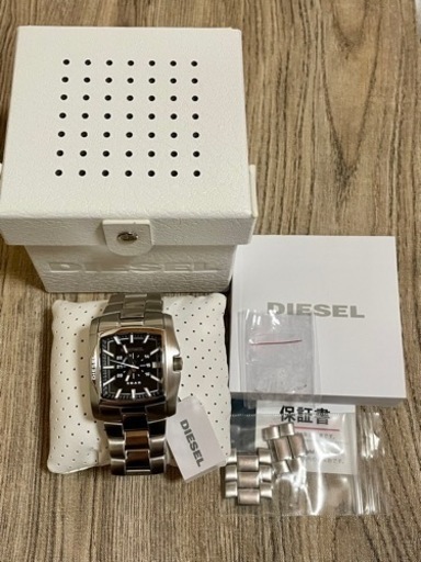 [ほぼ未使用/付属品完備+5コマ] DIESEL(ディーゼル)DZ-1380/稼働品/極美品/腕時計