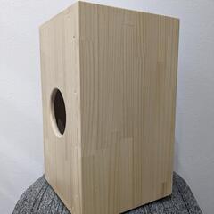 カホン　ハンドメイド　七夕カホン　ゴム脚スナッピー付きの画像