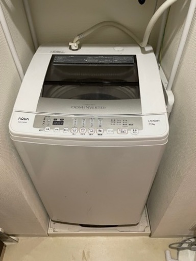 【18日・20日午前9時に取りに来れる方限定】AQUA 洗濯機