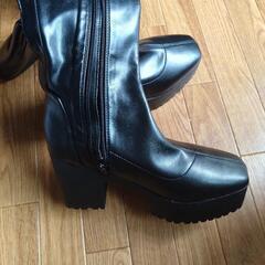 厚底ロングブーツmｻｲｽﾞの画像