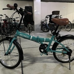 受け渡し予定者決定【美品】折りたたみ自転車
