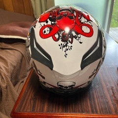 バイクフルフェイスヘルメットの画像