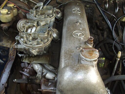 クラシツク―メルセデス―ベンツ108-280S-エンジンコンプリート販売