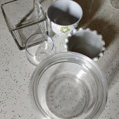 【すべて引取先決定】耐熱製品含むガラス容器いろいろ　陶器も一部ありの画像