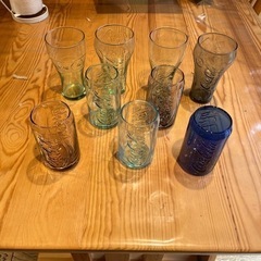 取引中　コカコーラ　グラス　9個まとめて！