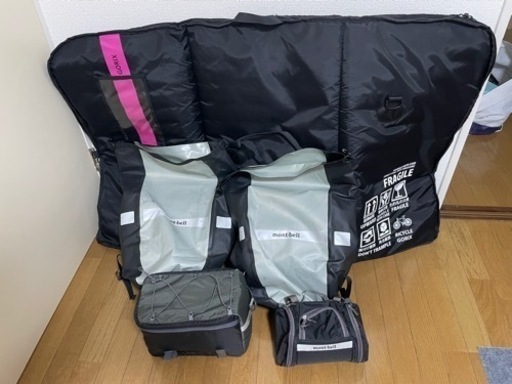 モンベル　ツーリングバッグ　クッション入り輪行袋