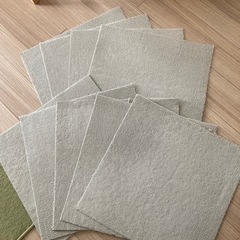 【本日中】ニトリ　タイルカーペット未使用50x50