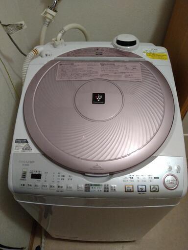 シャープ洗濯機。