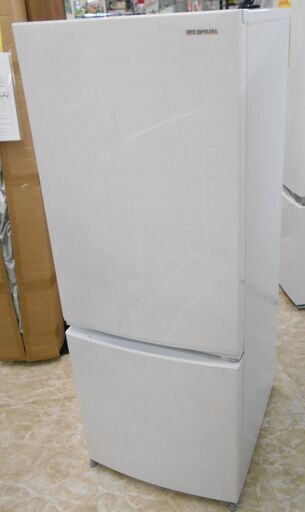 アイリスオーヤマ 2ドア冷蔵庫 自動霜取り 154L 2020年製 IRSN-15A-WE