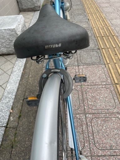 【お渡し済み】MIYATA シティサイクル 27水色（26→27へ訂正）