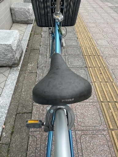 【お渡し済み】MIYATA シティサイクル 27水色（26→27へ訂正）