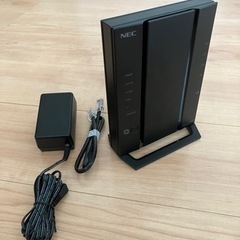 NEC  Wi-Fiルーター　　保証引き継ぎ可