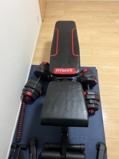 ダンベル、ベンチセット