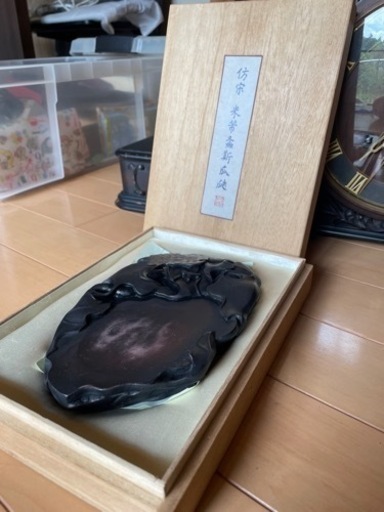 アンティーク 硯 キリギリス 骨董品 レア物