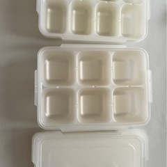【お譲り先決定】6/27迄　離乳食セット　コンビ ナビゲート食器セット/リッチェル 離乳食 わけわけフリージングトレー他の画像