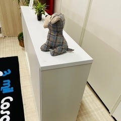 ホワイト下駄箱❗️の画像