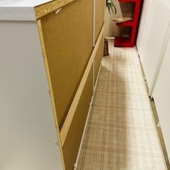 ホワイト下駄箱❗️の画像