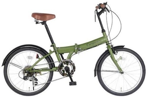 新品未開封 ノンパンク折りたたみ自転車 Cannavaro カンナヴァーロ グリーン