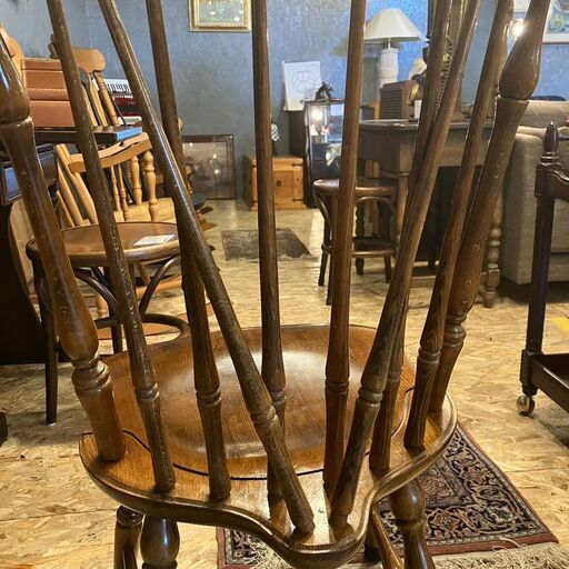 飛騨産業 キツツキマーク ウィンザーチェア スピンドルバック